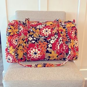 Vera Bradley Large Cotton Duffel Bag